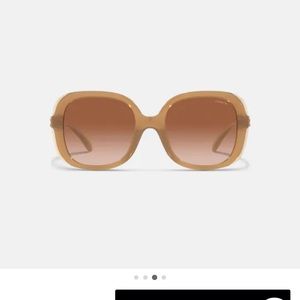 Milky beige coach sunglasses!
